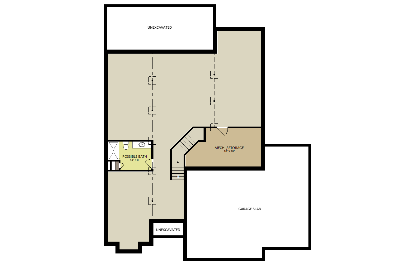 IndyLower Level Floor Plan